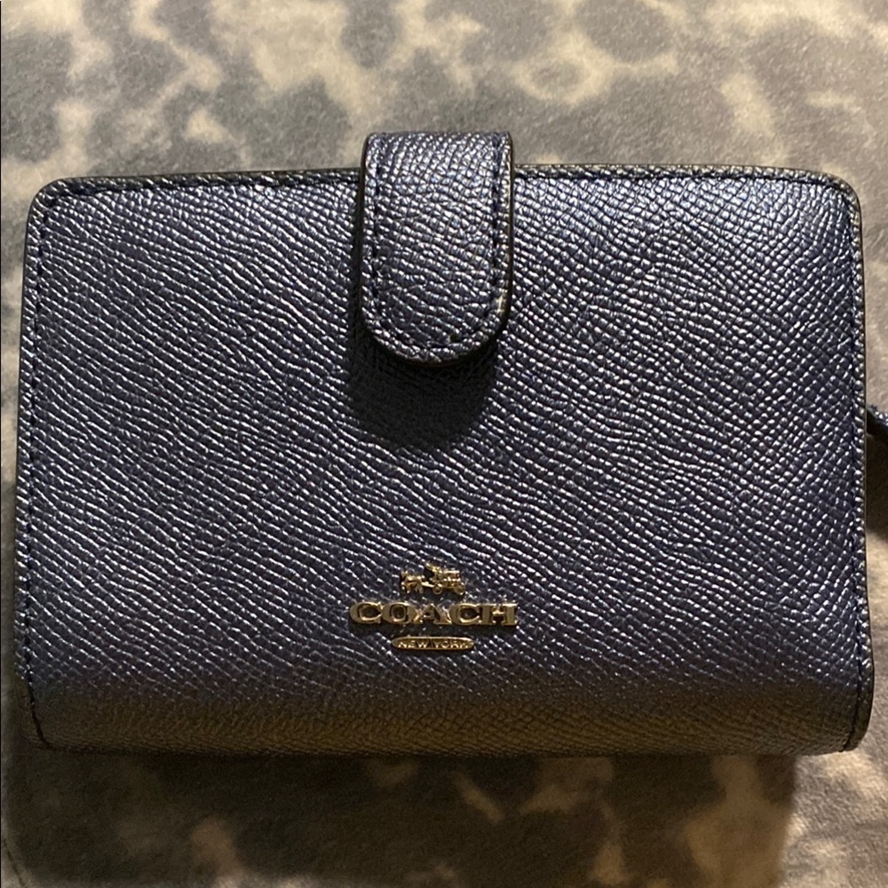 Coach Black Leather Wallet